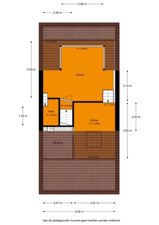 Floorplan - Graaf Willem II Laan 35, 2355 BG Hoogmade